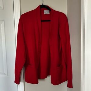 Vintage red cardigan